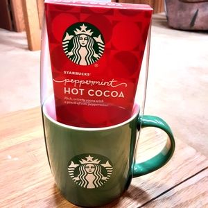 Starbucks Cup With Peppermint Hot Cocoa